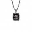 Sterling Silver Oxidized Small Eagle Pendant-1