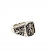 Sterling Silver Large Lion Rampant Ring-1