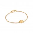 GOLD ROPE DISC BRACELET-1