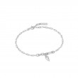 SPARKLE DROP PENDANT CHUNKY CHAIN BRACELET-1