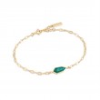 MALACHITE EMBLEM CHAIN BRACELET-1