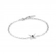 Silver Spike Chain Bracelet-1