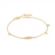 Gold Geometric Chain Bracelet-1