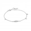 Silver Geometric Chain Bracelet-1