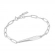 Silver Geometric Chunky Chain Bracelet-1