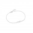 14KT WHITE GOLD STARGAZER Natural DIAMOND CONSTELLATION BRACELET-1