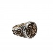 Sterling Silver Oxidized Bronze Ring-1