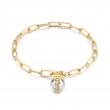 Gold Celestial Sphere Charm Bracelet-1