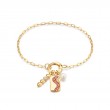 Gold Horizon Charm Bracelet-1