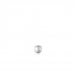 SILVER SPHERE BARBELL SINGLE EARRING-1