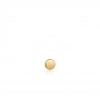 GOLD DISC BARBELL SINGLE EARRING-1