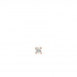 GOLD SPARKLE BARBELL SINGLE EARRING-1