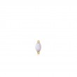 GOLD KYOTO OPAL MARQUISE BARBELL SINGLE EARRING-1