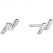 Smooth Twist Huggie Hoop Earrings-1