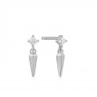 SPARKLE SPIKE STUD EARRINGS-1