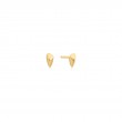 Gold Arrow Stud Earrings-1