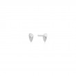 Silver Arrow Stud Earrings-1