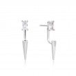 Silver Point Stud Ear Jackets-1