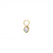 Gold Labradorite Earring Charm-1