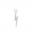 Silver Lightning Earring Charm-1