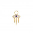 Gold Evil Eye Earring Charm-1