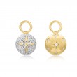 Gold Pavé Star Sphere Earring Charm-1