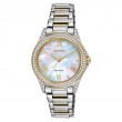 Citizen Dress/Classic Eco Women's Watch, Stainless Steel White Dial-1