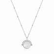 Sunbeam Emblem Silver Necklace-1