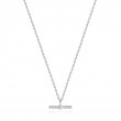 SILVER ROPE T-BAR NECKLACE-1