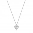 SILVER ROPE HEART PENDANT NECKLACE-1