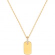 Glam Tag Pendant Necklace-1