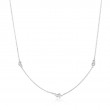 Silver Twisted Wave Chain Necklace-1