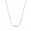 Silver Geometric Chain Necklace-1