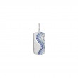 Silver Wave Blue Sparkle Charm-1