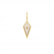 Gold Mother of Pearl Kite Charm-1