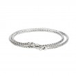 Sterling Silver Dragon Weave 3mm round Chain 20-1