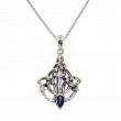 Sterling Silver Anchor Iolite Rocks 'n Rivers Pendant-1