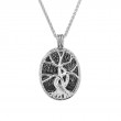 Sterling Silver 22k Gilded Tree of Life 4-Way Pendant-1