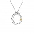 Sterling Silver 10k Infinity Knot Pendant-1