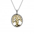 Sterling Silver 10k Tree of Life Pendant-1