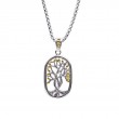 Sterling Silver 18k Tree of Life Pendant-1