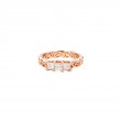 Rose 3 Stone Eternity Knot  Maree Ring-1