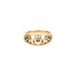 Yellow Small Claddagh Ring-1