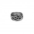 Sterling Silver Oxidized Celtic Knot Ring-1