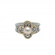 Sterling Silver 10k  Fresh Water Pearl Aphrodite Ring-1