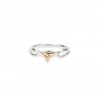 Sterling Silver 10k Infinity Knot Ring-1