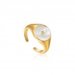 Eclipse Emblem Gold Adjustable Ring-1