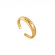 GOLD SCATTERED STARS ADJUSTABLE RING-1