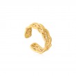 GOLD ROPE WIDE ADJUSTABLE RING-1