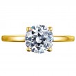 18 Karat Yellow Gold Solitaire Band-3